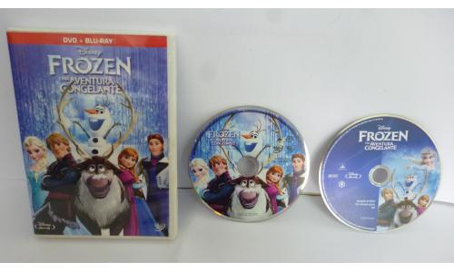 DVD + Blu-Ray Frozen Uma Aventura Congelante